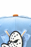 NEW ERA "CASEY JONES" ANAHEIM DUCKS FITTED HAT (FADED BLUE/EARTH BROWN)