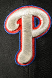 NEW ERA "OPT 2.0" PHILADELPHIA PHILLIES  FITTED HAT (BLACK/DARK GREEN/RED)