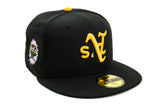 NEW ERA "SHMOP” OAKLAND A'S FITTED HAT (BLACK/YELLOW)