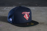 NEW ERA "PAINFUL DEATH" CHICAGO WHITE SOX FITTED HAT (NAVY/BLACK)