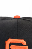 NEW ERA "A HAT ABOUT NOTHING" SAN FRANCISCO GIANTS FITTED HAT (BLACK/ORANGE)