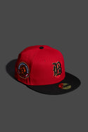 NEW ERA "THE SHOT" BIRMINGHAM BARONS FITTED HAT (RED/GOLD/BLACK)