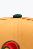 NEW ERA "WREATH" OAKLAND A'S  FITTED HAT (TAN/DARK GREEN)
