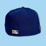 NEW ERA “PADDY" CHICAGO CUBS FITTED HAT (DARK ROYAL/RED)