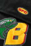 SFC X BAD NEWS BASS "PRO SHOP" NEW ERA FITTED HAT (BLACK/A GOLD)