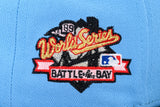 NEW ERA "CIRCUS” OAKLAND ATHLETICS FITTED HAT (SKY BLUE/BLACK/RED)