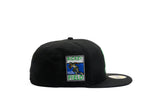 NEW ERA "TURF TALK" OAKLAND ATHLETICS FITTED HAT (BLACK)