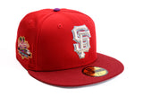 NEW ERA "STAR" SAN FRANCISCO GIANTS FITTED HAT (RED/BRICK RED/PURPLE)
