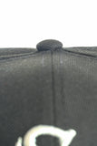 NEW ERA "DELUXE" CHICAGO WHITESOX FITTED HAT (BLACK/METALLIC IRIS)