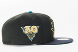 NEW ERA "NIGHT AT THE TANK" SAN JOSE SHARKS FITTED HAT (BLACK/DARK BLUE)