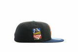 NEW ERA "MAZINGER" SAN FRANCISCO GIANTS FITTED HAT (BLACK/NAVY/LIGHT BLUE)