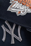NEW ERA "MORE FAMOUS” NEW YORK YANKEE  FITTED HAT (NAVY/DARK GRAPHITE)