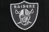 NEW ERA “BLACK HOLE” LAS VEGAS RAIDERS FITTED HAT (BLACK/METALLIC SILVER)