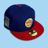 NEW ERA “PADDY" CHICAGO CUBS FITTED HAT (DARK ROYAL/RED)