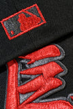 NEW ERA "RAGING DEMON FINALE” SAN FRANCISCO GIANTS  FITTED HAT (BLACK/PURPLE)