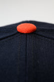 NEW ERA "BILLY CHAPEL” DETROIT TIGERS FITTED HAT (NAVY/ORANGE)