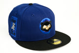 NEW ERA "ULTRA” CHICAGO CUBS FITTED HAT (DARK ROYAL/BLACK)