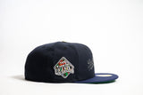 NEW ERA "TAKEOVER 2.0" LOS ANGLELES DODGERS FITTED HAT (NAVY/LIGHT NAVY)