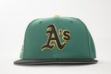 NEW ERA "BOLT" OAKLAND ATHLETICS (EMERALD GREEN/BLACK)