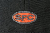 SFC "PAST & PRESENT" NEW ERA FITTED HAT (BLACK/ORANGE)