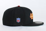 NEW ERA "OLD MONEY" SAN FRANCISCO 49ERS FITTED HAT (H RED /BLACK)