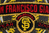 NEW ERA "MYSTERY" SAN FRANCISCO GIANTS  FITTED HAT (BLACK/A GOLD/SCARLET)