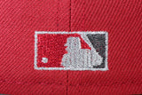 NEW ERA "ART OF WAR” OAKLAND ATHLETICS FITTED HAT (BRICK RED/BLACK/ DARK GRAPHITE)