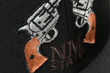 NEW ERA "DEADWOOD" NEW MEXICO AGGIES FITTED HAT (BLACK/DARK GRAPHITE)