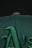 NEW ERA "PEACOAT" OAKLAND A'S FITTED HAT (DARK GREEN/GRAPHITE HEATHER)