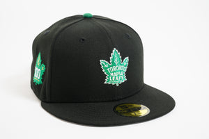 NEW ERA "OG" TORONTO MAPLE LEAFS FITTED HAT (BLACK/GREEN)