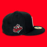 NEW ERA "STACKOLA" BALTIMORE ORIOLES FITTED HAT (BLACK/RED)