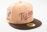 NEW ERA "GEMINI" MINNESOTA TWINS (CANDIED PECAN/BROWN)