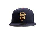 NEW ERA "EXPLOSIVE MODE" SAN FRANCISCO GIANTS  FITTED HAT (NAVY/ORANGE)