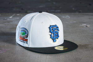 NEW ERA "HOME JERSEY" SF GIANTS FITTED HAT (CHROME/BLACK)