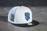 NEW ERA "HOME JERSEY" SF GIANTS FITTED HAT (CHROME/BLACK)