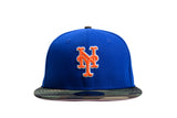 NEW ERA "ETHER" NEW YORK METS FITTED HAT (LIGHT ROYAL / WOODLAND CAMO)