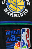 NEW ERA "NBA ON NBC” GOLDEN STATE WARRIORS FITTED HAT (BLACK/DARK ROYAL)