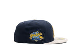 NEW ERA "CAMPANILE" OAKLAND ATHLETICS FITTED HAT (OCEANSIDE BLUE/STONE)