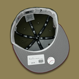 NEW ERA “93 TILL" OAKLAND A'S FITTED HAT (OLIVE/RED)