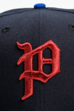 NEW ERA "48 LAWS” PHILADELPHIA PHILLIES FITTED HAT (NAVY/SONGBIRD BLUE)