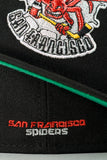 NEW ERA "SPIDER" SAN FRANCISCO SPIDERS FITTED HAT (BLACK/RED)