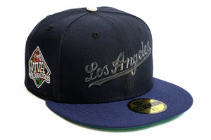 NEW ERA "TAKEOVER 2.0" LOS ANGLELES DODGERS FITTED HAT (NAVY/LIGHT NAVY)