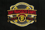 NEW ERA "MYSTERY" SAN FRANCISCO GIANTS  FITTED HAT (BLACK/A GOLD/SCARLET)