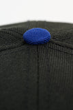 NEW ERA "NO LOGO THUNDER” GOLDEN STATE WARRIORS FITTED HAT (BLACK/LIGHT ROYAL)