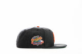 NEW ERA "BROADWAY BULLY" SAN FRANCISCO GIANTS FITTED HAT (HEATHER BLACK/ORANGE)h