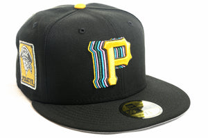 NEW ERA "DOCK ELLIS" PITTSBURGH PIRATES FITTED HAT (BLACK/YELLOW)