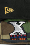 NEW ERA "BAYPE” SAN JOSE SHARKS  FITTED HAT (WOODLAND CAMO/BLACK/RED)
