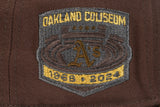 NEW ERA "KANE" OAKLAND A'S FITTED HAT (BURNT WOOD/WALNUT)
