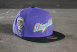 NEW ERA "DDP" ARIZONA DIAMONDBACKS FITTED HAT (NEW ORCHID/BLACK)