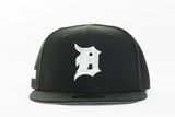 NEW ERA "DECADES" DETROIT TIGERS FITTED HAT (BLACK/GLOW WHITE)